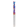 Compression Spiral 1/4 D x 1-1/4 CH x 1/4 SHK x 3 Inch Long 2 Flute Router Bit
